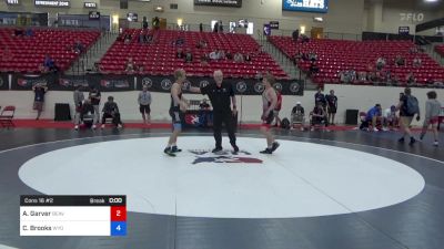 65 kg Cons 16 #2 - Ayden Garver, Beaver Dam Wrestling Regional Training Center vs Cole Brooks, Wyoming Wrestling Reg Training Ctr