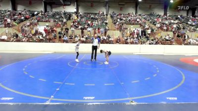 73 lbs Consi Of 4 - Grant Azarraga, Woodstock City Wrestling vs Jaxon Clark, Georgia