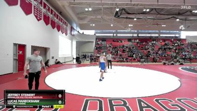 149 lbs Quarterfinal - Jeffrey Steinert, Rensselaer Polytechnic Institute vs Lucas Maneckshaw, Merchant Marine