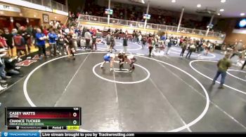 106 lbs Cons. Round 2 - Chance Tucker, Coeur D`Alene High School vs Casey Watts, Orting