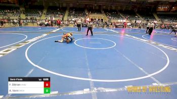 108 lbs Semifinal - Finnegan OBrien, VHW/Dragon vs Amari Vann, Orchard South WC