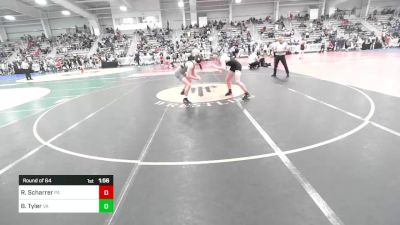 152 lbs Round Of 64 - RJ Scharrer, PA vs Billy Tyler, VA