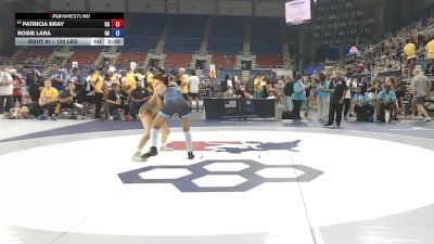 120 lbs Champ. Rd Of 128 - Patricia Bray, California vs Rosie Lara, Georgia
