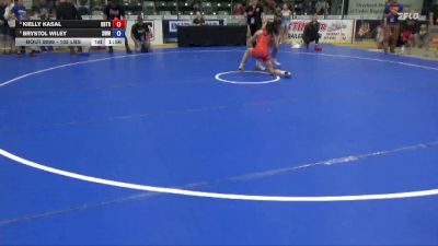 110 lbs 3rd Place Match - Kielly Kasal, Ubasa Trained vs Brystol Wiley, Sebolt Women's Wrestling