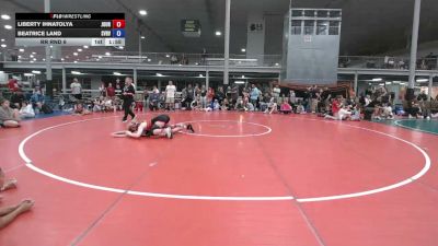 170 lbs Rr Rnd 6 - Liberty Ihnatolya, Journeymen Wrestling - Girls vs Beatrice Land, Steel Valley Vixens - Girls