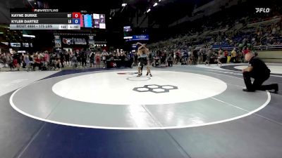 175 lbs Cons. Rd Of 64 - Kayne Burke, MT vs Kyler Dartez, LA