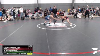 98 lbs Quarterfinal - Leilani Nanquilada, Mat Demon Wrestling Club vs Klayten Gerber, Enumclaw Yellow Jackets Wrestling Club