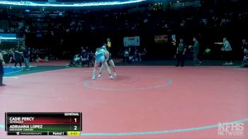 135 lbs Semifinal - Cadie Percy, Severance vs Adrianna Lopez, Discovery Canyon