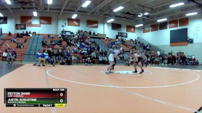 190 lbs Quarterfinal - Justin Augustine, Buckeye (Medina) vs Peyton Shaw, East Liverpool