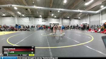 157 lbs Cons. Round 4 - Ryan Cholas, Brighton vs Brett Lamb, Poudre