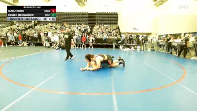 225-A lbs Quarterfinal - Isaiah Soto, Rhino Wrestling vs Xavier Hernandez, Unattached