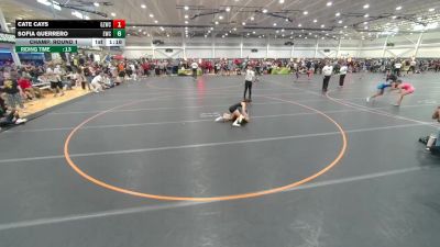 100 lbs Champ. Round 1 - Sofia Guerrero, Unattached vs Cate Cays, Ground Zero Wrestling Club