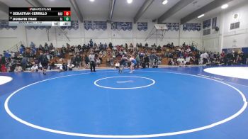 179 lbs Cons. Round 2 - Donavin Tran, San Leandro vs Sebastian Cerrillo, Madera