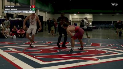 165 lbs 3rd Place - Lucas Boe, FL vs Nadav Nafshi, FL
