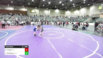 70 lbs Consolation - Xavier Forgie, Ruby Mountain WC vs Jace Kimberlin, Buckaroo WC