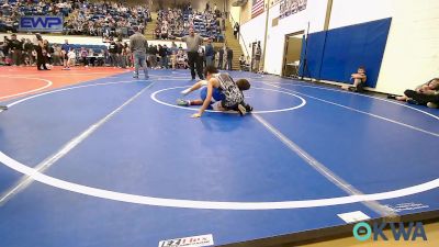 73 lbs Rr Rnd 1 - Greyson Dixon, Pryor Tigers vs Keagan Martin, Vinita Kids Wrestling