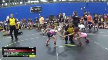 53 lbs Round 1 (6 Team) - Alaina Williams, The Funky Singlets vs Nyla Rhodes, Hastings Wrestling Academy