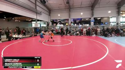 127 lbs Quarterfinal - Liberty Crilly, Bar None Wrestling vs Reagan Gordon, Ranger 47 Wrestling Club