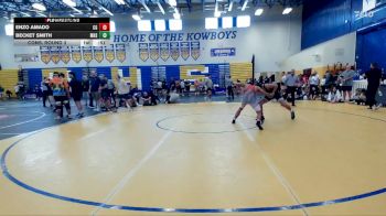 150 lbs Cons. Round 3 - Becket Smith, Manatee High Shcool vs Enzo Amado, Cardinal Gibbons