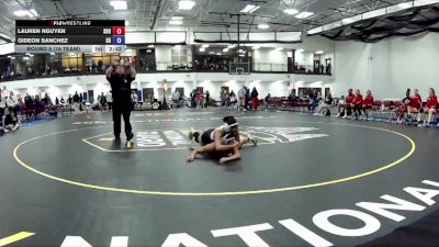 124 lbs Round 5 (16 Team) - Lauren Nguyen, Sacred Heart University vs Gideon Sanchez, Schreiner University (A)
