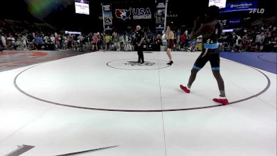 126 lbs Cons 64 #2 - Brayden Hawes, MN vs Mekhi Davenport, OH