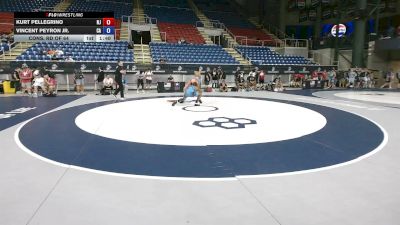 138 lbs Cons. Rd Of 64 - Kurt Pellegrino, New Jersey vs Vincent Peyron Jr., California