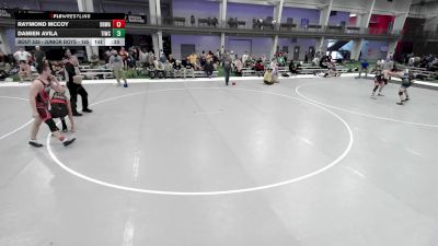 Junior Boys - 165 lbs Cons. Round 2 - Raymond McCoy, Red Hawk Wrestling Academy vs Damien Avila, Team Idaho Wrestling Club