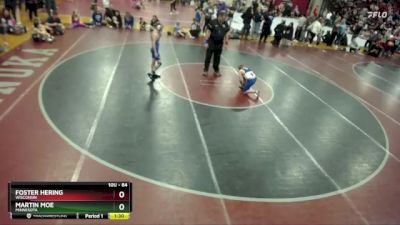 84 lbs Quarterfinal - Martin Moe, Minnesota vs Foster Hering, Wisconsin