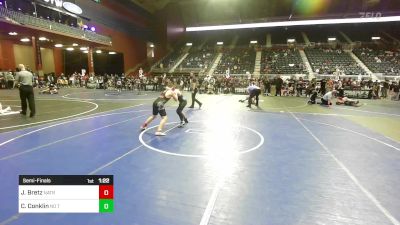 114 lbs Semifinal - Jett Bretz, Natrona Colts vs Champ Conklin, No Team