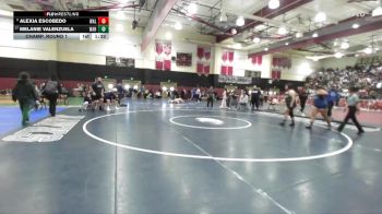 235 lbs Champ. Round 1 - Melanie Valenzuela, Warren vs Alexia Escobedo, Walnut