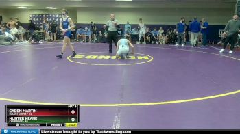126 lbs Semis & 1st Wb (8 Team) - Hunter Keane, Cambridge vs Caden Martin, Locust Grove