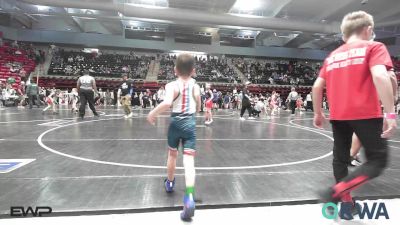 49 lbs Round Of 32 - Tucker Wishard, Claremore Wrestling Club vs Easton Clement, Team Tulsa Wrestling Club