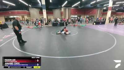 63 lbs Round 3 - Mason Lee, ReZults Wrestling vs Annabel Choo, Gracie Barra Westchase Wrestling Club