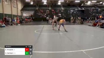 126 lbs Prelims - Conor Knopick, Millard South vs Drake Carlson, Wahoo High School