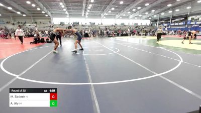 170 lbs Round Of 32 - M Sadeek, FL vs Alaa Aly, PA