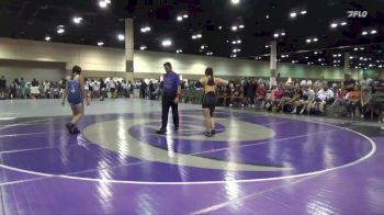 145 lbs Finals (8 Team) - Kayleigh Medley, Indiana Ice vs Zoe Williamson, Hernando Wrestling