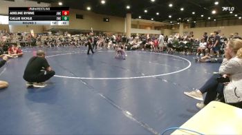 55 lbs Round 2 - Callie Sickle, Scorpion Wrestling Club vs Adeline Byrne, Apex Wrestling Club