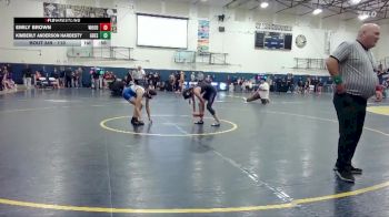 110 lbs Cons. Round 4 - Emily Brown, Woodburn vs Kimberly Anderson Hardesty, Gresham