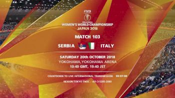 SRB vs ITA | 2018 FIVB Womens World Championships Gold Medal Match