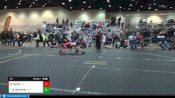 70 lbs Cons. Round 3 - Bryce Donahue, Donahue Wrestling Academy vs Brody Camp, SWAT