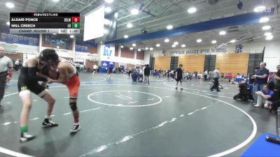 132 lbs Champ. Round 1 - Aldair Ponce, Selma vs Will Creech, Laguna Hills