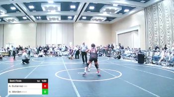 116 lbs Semifinal - Aubree Storm Gutierrez, Dog Pound WC vs Hailey Worden, Gold Rush Wr Acd