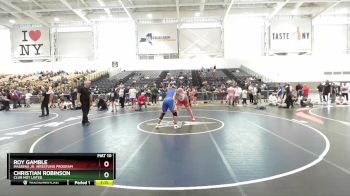 Quarterfinal - Roy Gamble, Massena Jr. Wrestling Program vs Christian Robinson, Club Not Listed