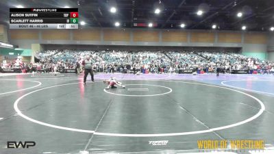 46 lbs 5th Place - Alison Sutfin, Top Rank vs Scarlett Harris, Illinois Valley Youth Wrestling