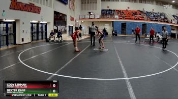 120 lbs 7th Place Match - Dexter Kane, DeMatha Catholic vs Cody Lehman, Calvert Hall College