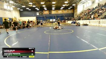 113 lbs Quarters & Wb (16 Team) - Lucas Milan, Eagle Empire vs Matthew Pishotta, Black Hive