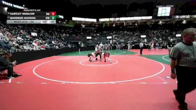 128 lbs Cons. Round 5 - Hartley Winslow, Unattached vs Makenize Jackson, CPWA