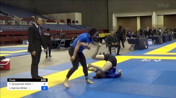 Tess Susannah Kent vs Isabella Karina Miller 2024 Pan IBJJF Jiu-Jitsu No-Gi Championship