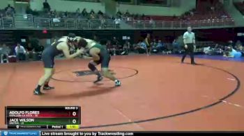 195 lbs Round 3 (8 Team) - Adolfo Flores, Papillion-La Vista vs Jace Wilson, Gretna