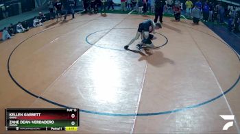 120 lbs Cons. Round 3 - Zane Dean-Verdadero, Hawaii vs Kellen Garbett, Idaho